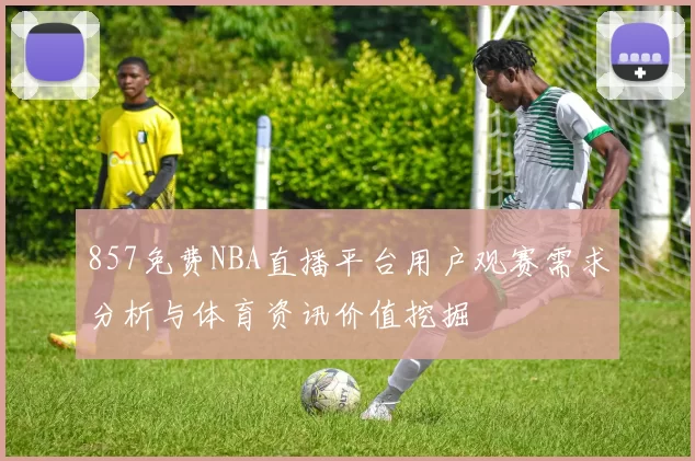 857免费NBA直播平台用户观赛需求分析与体育资讯价值挖掘