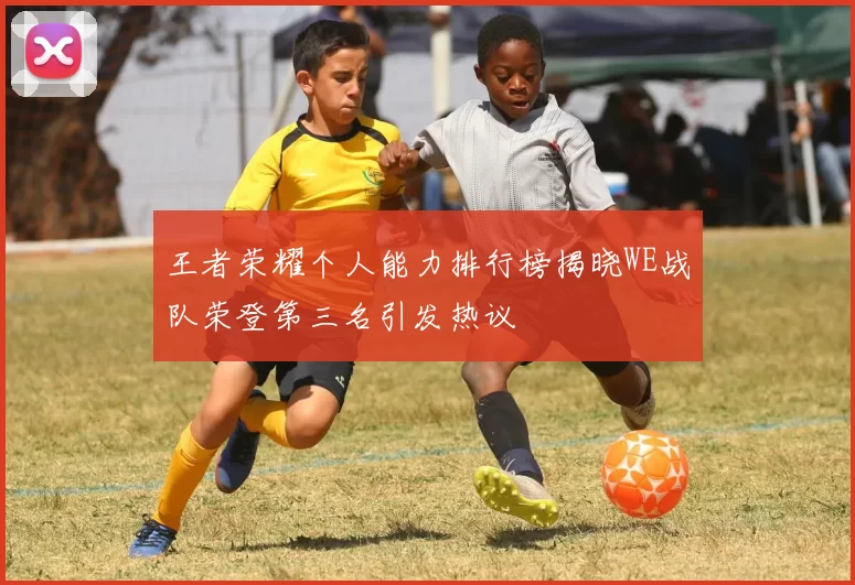 王者荣耀个人能力排行榜揭晓WE战队荣登第三名引发热议