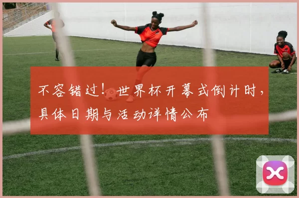 不容错过!世界杯开幕式倒计时,具体日期与活动详情公布