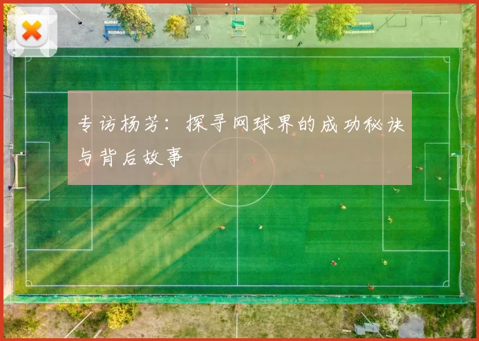 专访杨芳:探寻网球界的成功秘诀与背后故事